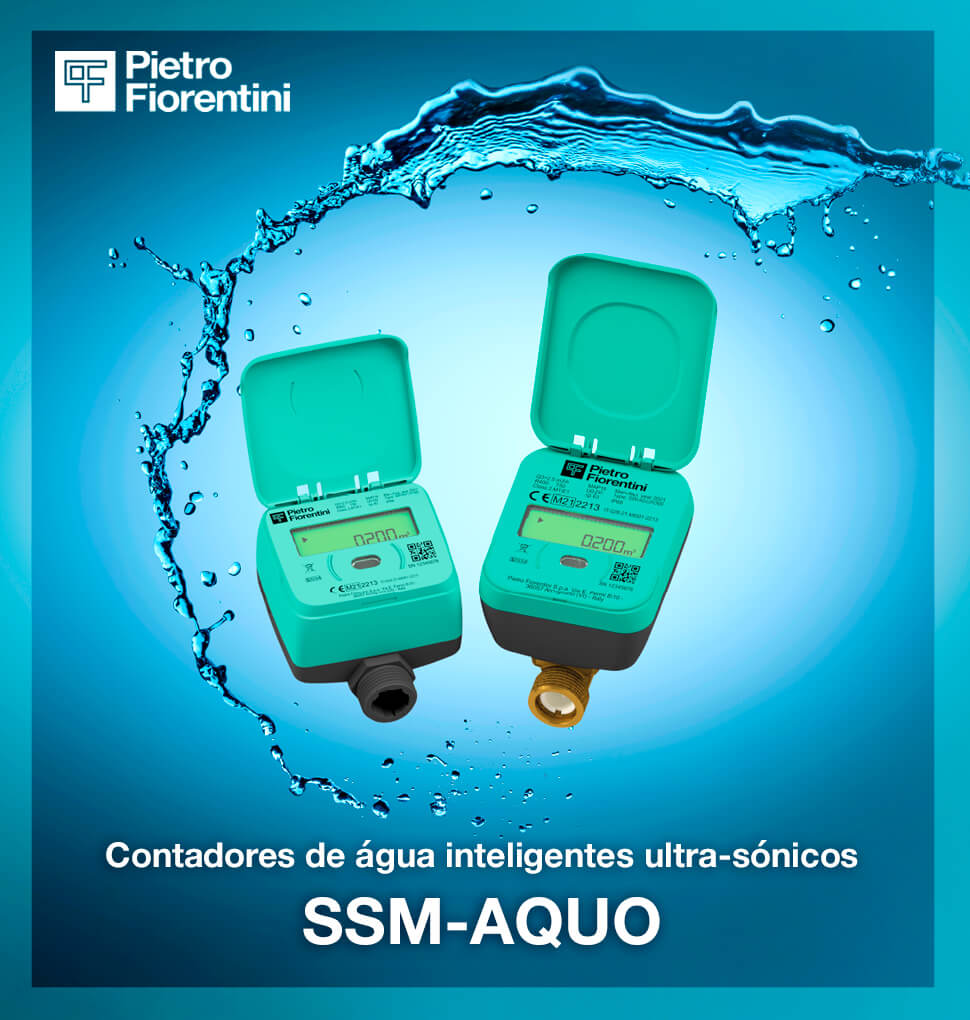 Contadores de água inteligentes SSM-AQUO