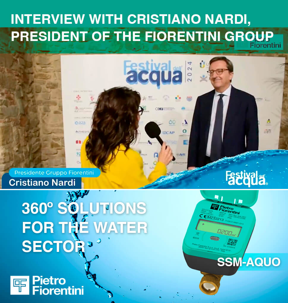 Cristiano Nardi, President of Fiorentini Group, introduces 360° solutions for the water sector