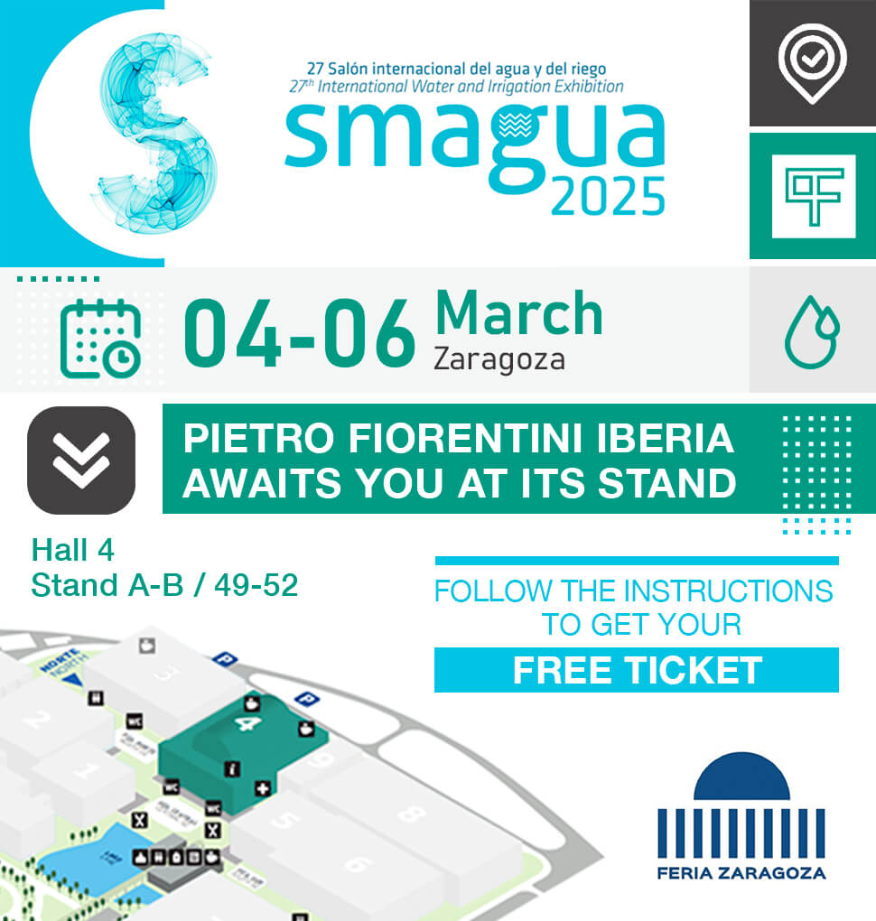 Pietro Fiorentini Iberia will be present at SMAGUA 2025