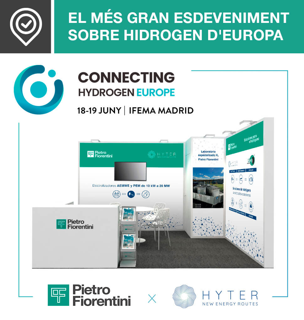 Pietro Fiorentini Ibèria en el Connecting Hydrogen Europe